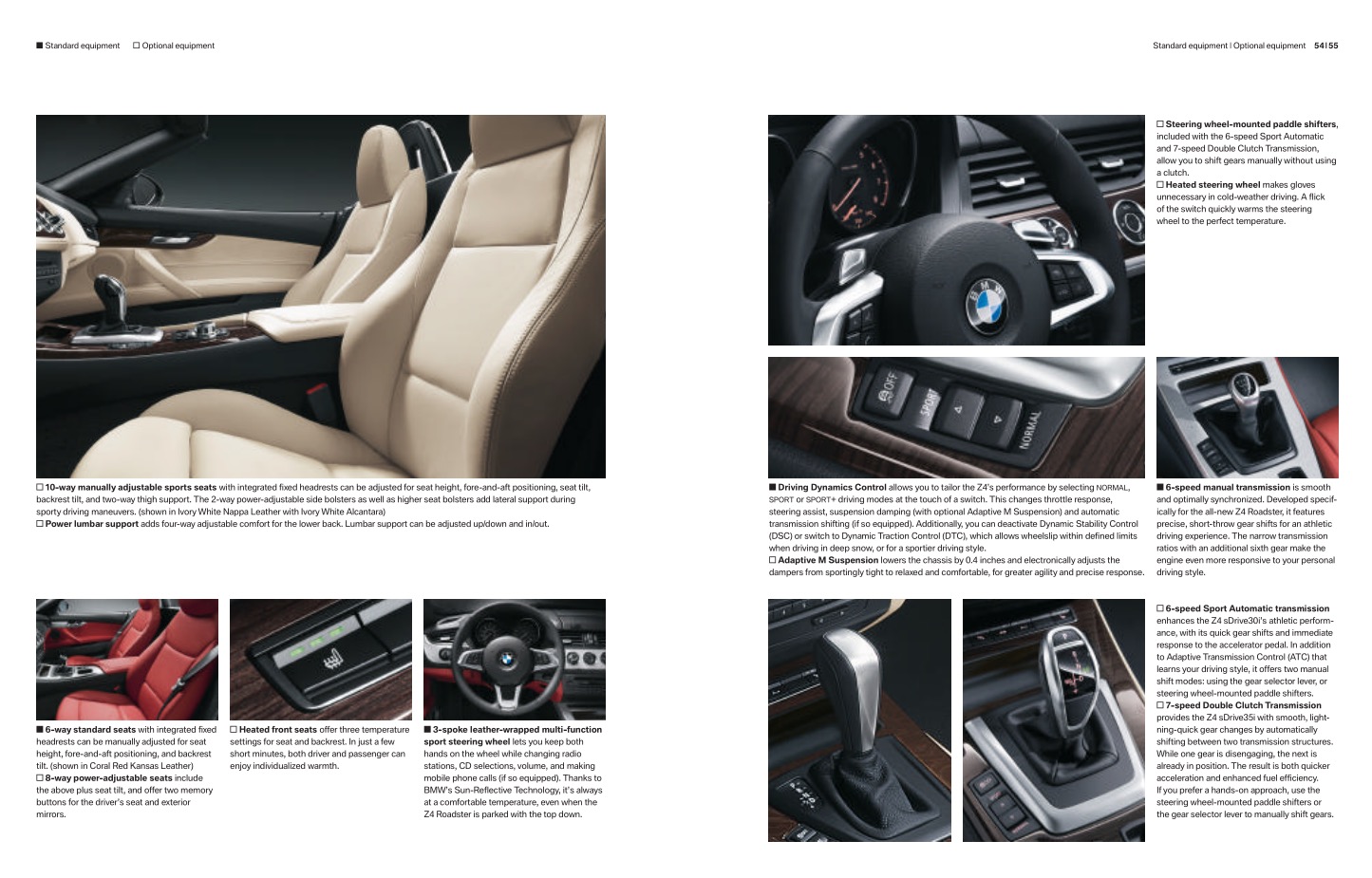 2009 BMW Z4 Brochure Page 32